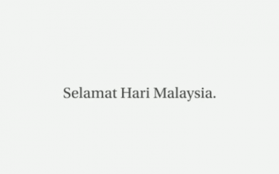 Malaysia is for Malaysians and is a cause to celebrate on Malaysia Day!