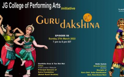 Sutra principal dancers, Tan Mei Mei & Geethika Sree performs Odissi – Gurudakshina