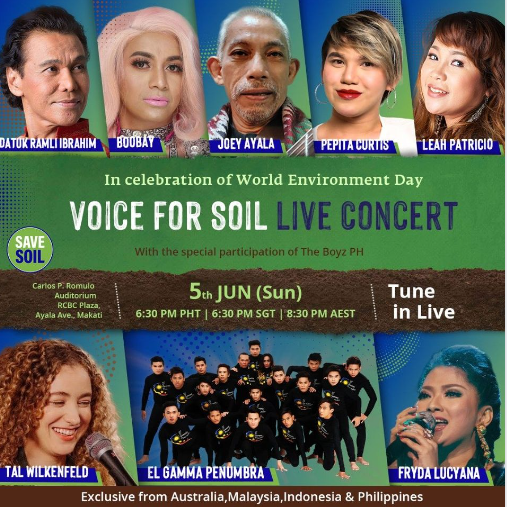 VOICE FOR SOIL : Live Concert –  Datuk Ramli Ibrahim and Sutra Dancers