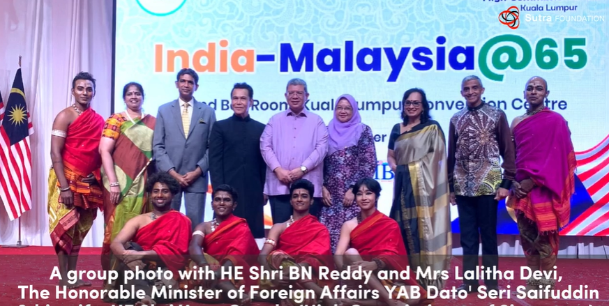 Celebration Of 65 Years Of Diplomatic Relations Between India-Malaysia