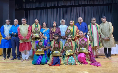 Recipients of Guru Debaprasad awards included Sutra Foundation dancers Tan Mei Mei & Aishwaryaa Lakshmi Errisson