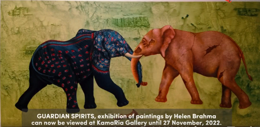 GUARDIAN SPIRITS exhibition by Helen Brahma 2022