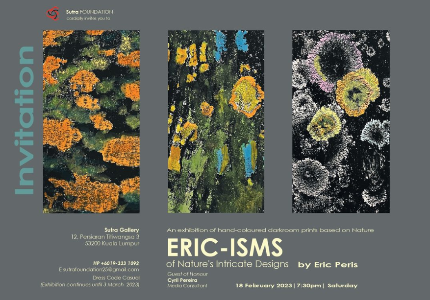 Eric-isms; Photography Exhibition by Eric Peris at       Sutra Gallery