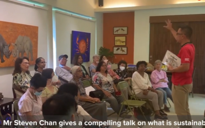 Talk on sustainable agricultural/gardening solutions at KamaRia Gallery 2023