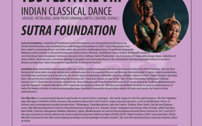 The Dance Society of Malaysia (TDS) –  8th festival of dance/workshops