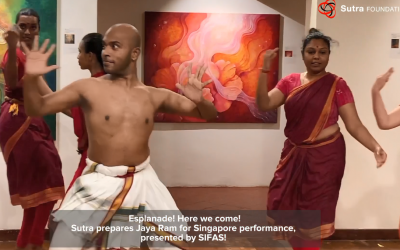 Jaya Ram rehearsals for the Esplanade, Singapore