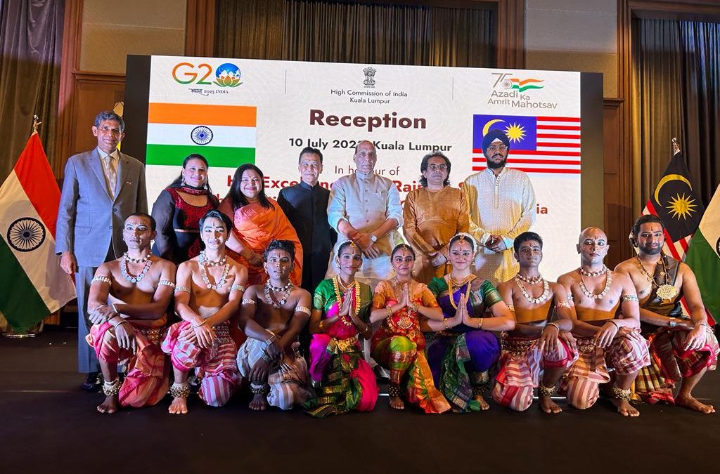 Dinner Reception Programme for H.E. Shri Rajnath Singh, Minister of Defence (India) – 10 July 2023