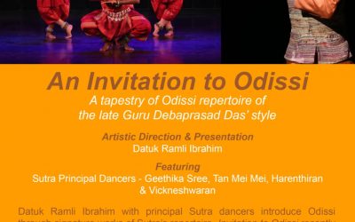 An Invitation to Odissi, a new Sutra production at Ipoh!