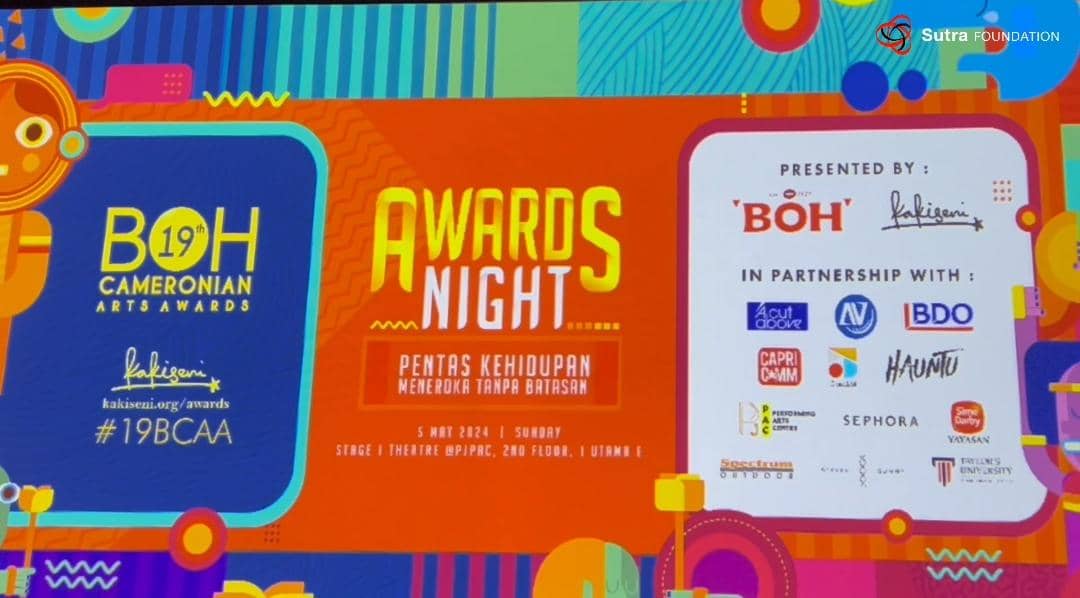 19th BOH Cameronian Arts Award Night