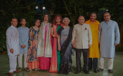 The launch of ANINI, the painting exhibition by artist Mandakini and her daughter Aradhya