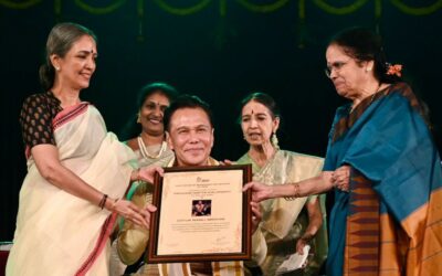 Pravasi Natya Kalanidhi Award from ABHAI (Association of Bharatanatyam Artistes of India)