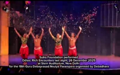 Sutra Foundation Performed Odissi, Rich Encounters